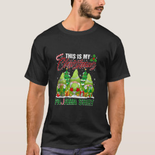 Das ist mein Weihnachts-Pajama-Shirt Gnomes Tennis T-Shirt
