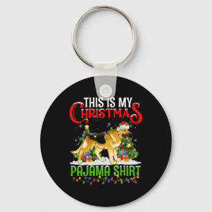Das ist mein Weihnachts-Pajama-Shirt Schlüsselanhänger