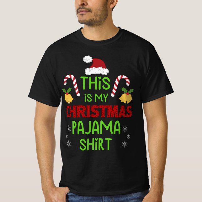 Das ist mein Weihnachts-Pajama-Shirt T-Shirt (Vorderseite)
