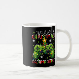 Das ist mein Weihnachts-Pajama-Shirt-Videospiel Kaffeetasse