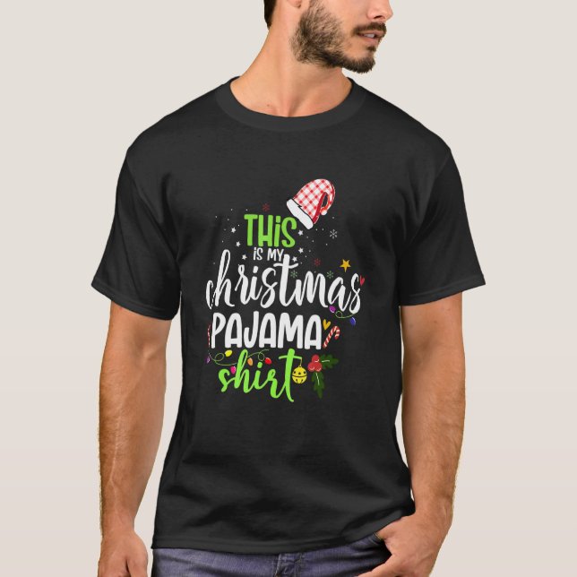 Das ist mein Weihnachts-Pajama-Shirt Weihnachten P T-Shirt (Vorderseite)