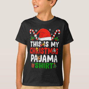 Das ist mein Weihnachts-Pajama-Spaß T-Shirt