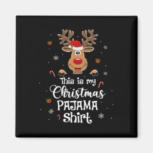 Das ist mein Weihnachts-Pajama-Spaß-Weihnachtsbaum Magnet