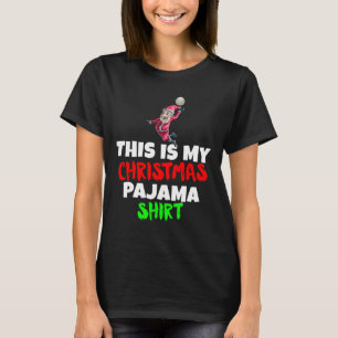 Das ist mein Weihnachts-Pajama T Santa Volleyball- T-Shirt