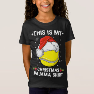 Das ist mein Weihnachts-Pajama-Tennisball Weihnach T-Shirt