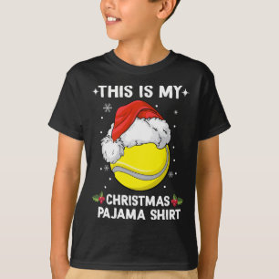 Das ist mein Weihnachts-Pajama-Tennisball Weihnach T-Shirt