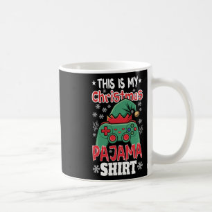 Das ist mein Weihnachts-Pajama-Video-Gamer-Boys Kaffeetasse
