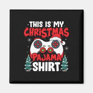 Das ist mein Weihnachts-Pajama-Video-Gamer-Boys Magnet