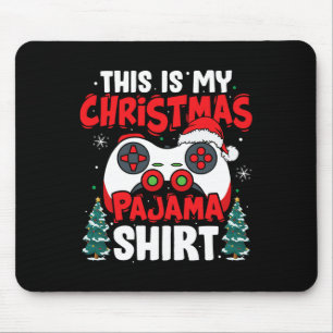Das ist mein Weihnachts-Pajama-Video-Gamer-Boys Mousepad
