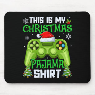 Das ist mein Weihnachts-Pajama-Videospiel Men B Mousepad