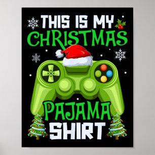 Das ist mein Weihnachts-Pajama-Videospiel Men B Poster