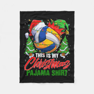 Das ist mein Weihnachts-Pajama-Volleyball-Ball San Fleecedecke