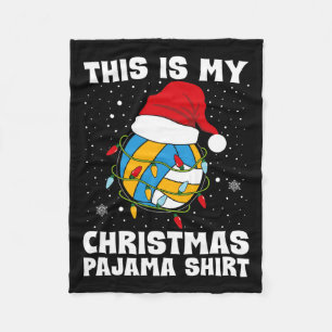 Das ist mein Weihnachts-Pajama-Volleyball-Weihnach Fleecedecke