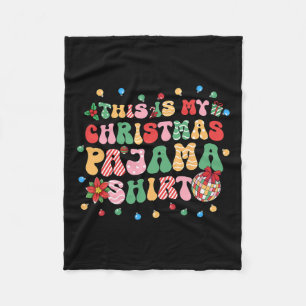 Das ist mein Weihnachts-Pajama-Weihnachten-Weihnac Fleecedecke