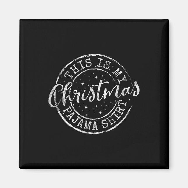 Das ist mein Weihnachts-Pajama-Weihnachtsgeschenk  Magnet (Vorne)