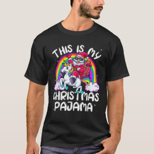 Das ist mein Weihnachts-Pajama-Weihnachtsmann T-Shirt
