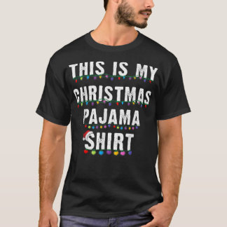 Das ist mein Weihnachts Pajama Xmas Lights Funny H T-Shirt