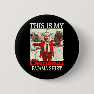 Das ist mein Weihnachts-Pajamas Weihnachten Weihna Button