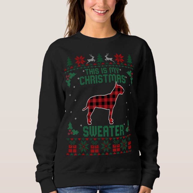 Das ist mein Weihnachts-Pulli Terrier Ugly Xm Sweatshirt (Vorderseite)