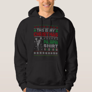 Das ist mein Weihnachts-Pyjama-Cheerleading hässli Hoodie