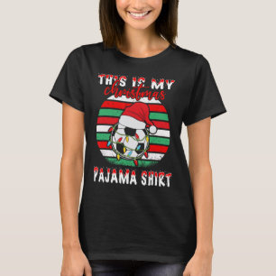 Das ist mein Weihnachts-Pyjama-Fußball-Santa-Ha T-Shirt