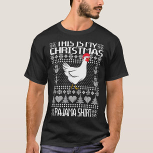 Das ist mein Weihnachts-Pyjama  HÄSSLICHES Xmas-Hu T-Shirt