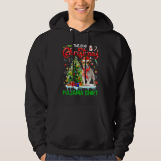 Das ist mein Weihnachts-Pyjama Jack Russell-Schal  Hoodie
