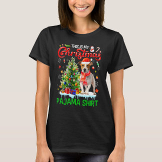 Das ist mein Weihnachts-Pyjama Jack Russell-Schal  T-Shirt