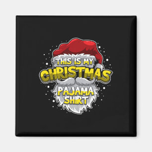 Das ist mein Weihnachts-Pyjama Lustiges Xmas-Famil Magnet