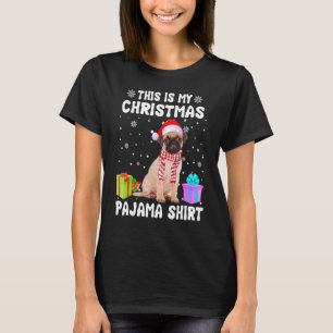 Das ist mein Weihnachts-Pyjama-Pug-Hund T-Shirt