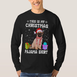 Das ist mein Weihnachts-Pyjama-Pug-Hund T-Shirt