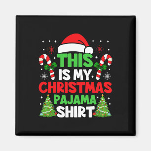 Das ist mein Weihnachts-Pyjama-Shirt Lustiges Xmas Magnet