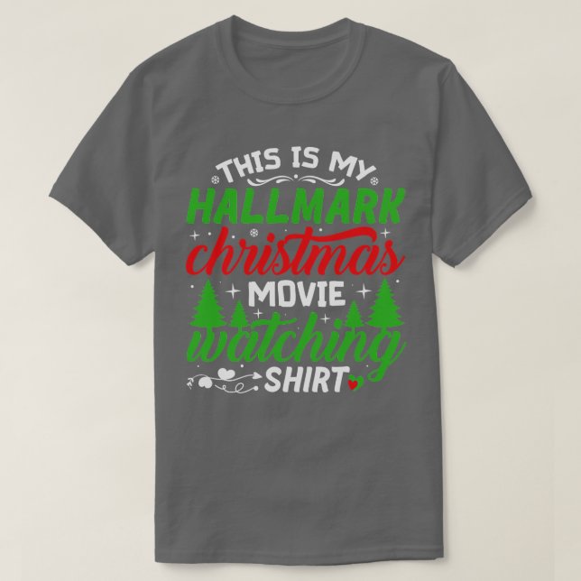 Das ist mein Weihnachts-TShirt gucken T-Shirt (Design vorne)