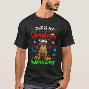 Das ist mein Weihnachtsbaum Pajama Burmese Cat Xma T-Shirt