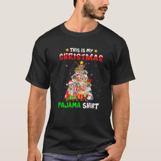 Das ist mein Weihnachtsbaum Pajama Shih Tzu Dog Xm T-Shirt