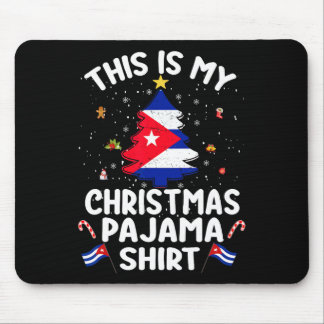 Das ist mein Weihnachtsbaum Pajama Shirt Cu Flag T Mousepad