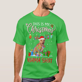 Das ist mein Weihnachtsblitz Pajama Pitbuli T-Shirt