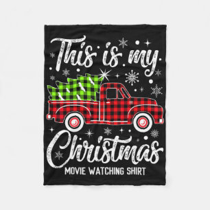 Das ist mein Weihnachtsfilm, der das Shirt Kariert Fleecedecke
