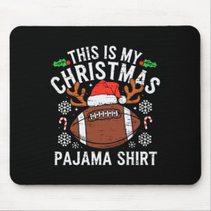 Das ist mein Weihnachtsfußball Pajama Shirt Sport Mousepad