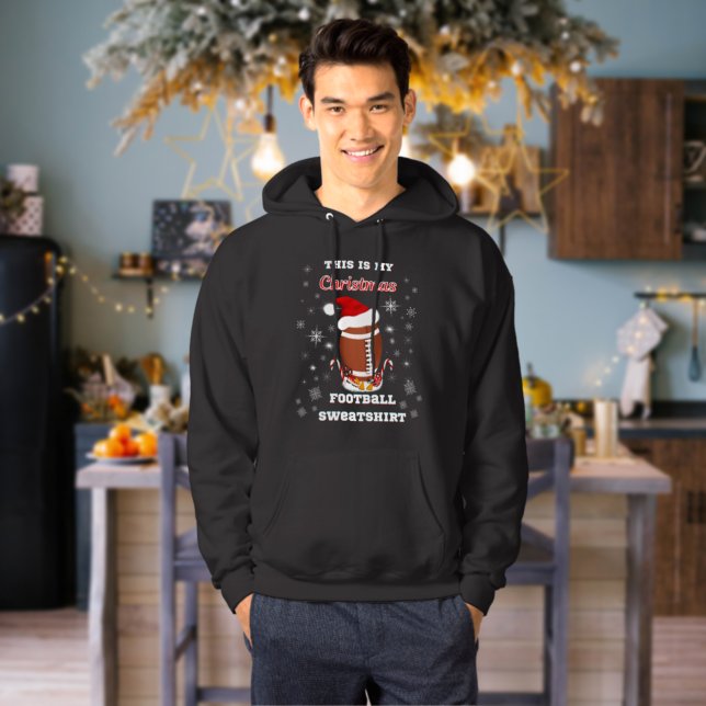 Das ist mein Weihnachtsfußball-Shirt mit Snacks Hoodie (Von Creator hochgeladen)