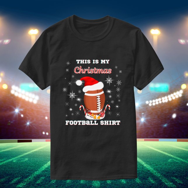 Das ist mein Weihnachtsfußball-Shirt mit Snacks T-Shirt (Von Creator hochgeladen)