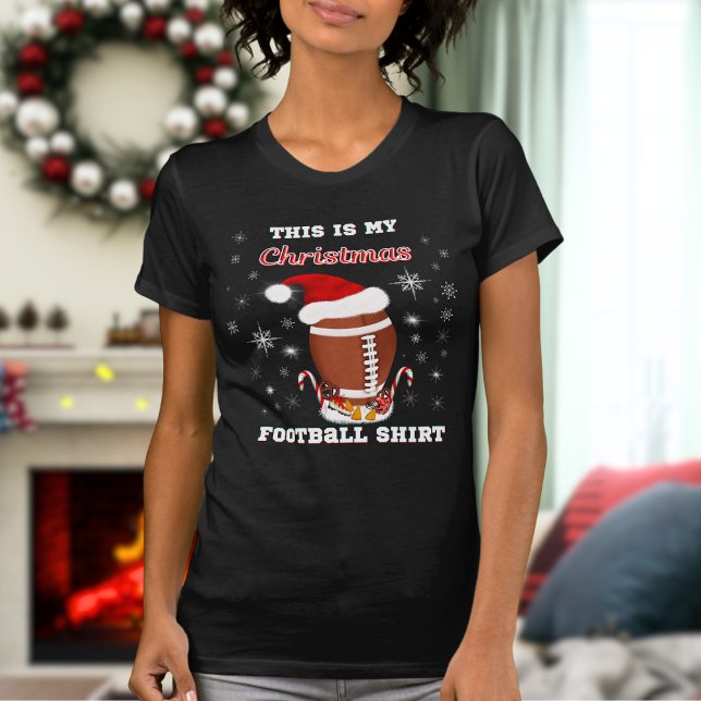 Das ist mein Weihnachtsfußball-Shirt mit Snacks T-Shirt (Von Creator hochgeladen)