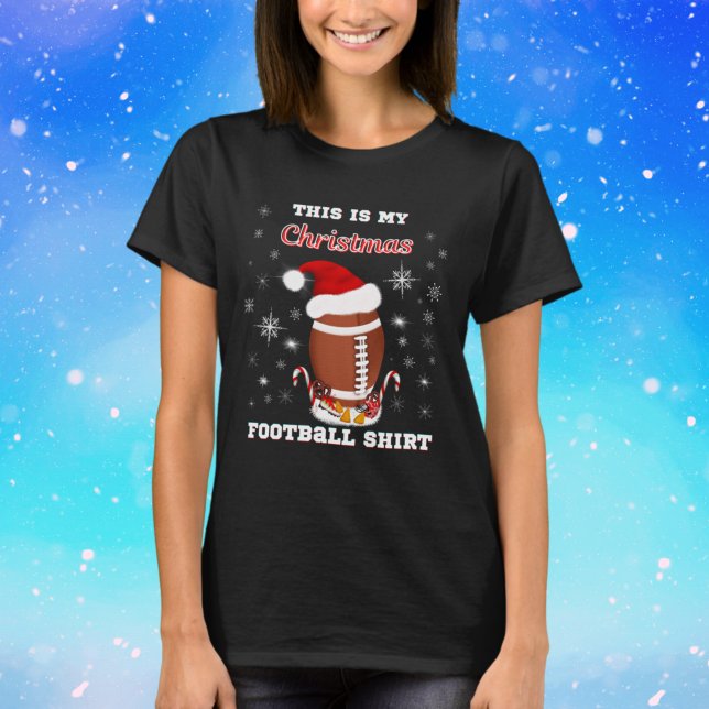 Das ist mein Weihnachtsfußball-Shirt mit Snacks T-Shirt (Von Creator hochgeladen)