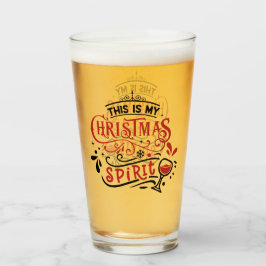 Das ist mein Weihnachtsgeist-Funny-Pint-Glas Glas