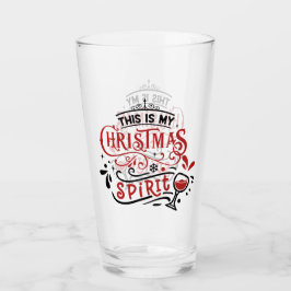 Das ist mein Weihnachtsgeist-Funny-Pint-Glas Glas
