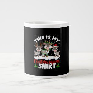 Das ist mein Weihnachtsgeschenk für Pajama Santa G Jumbo-Tasse