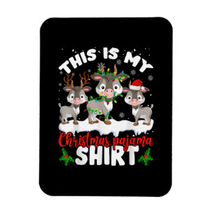 Das ist mein Weihnachtsgeschenk für Pajama Santa G Magnet