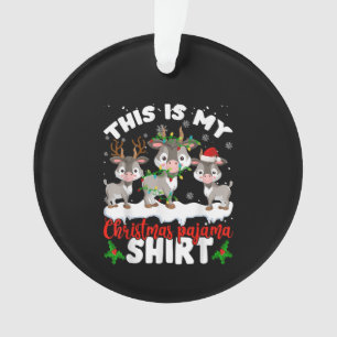 Das ist mein Weihnachtsgeschenk für Pajama Santa G Ornament