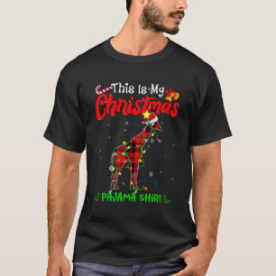 Das ist mein WeihnachtsGiraffe Pajama-Shirt Buffal T-Shirt