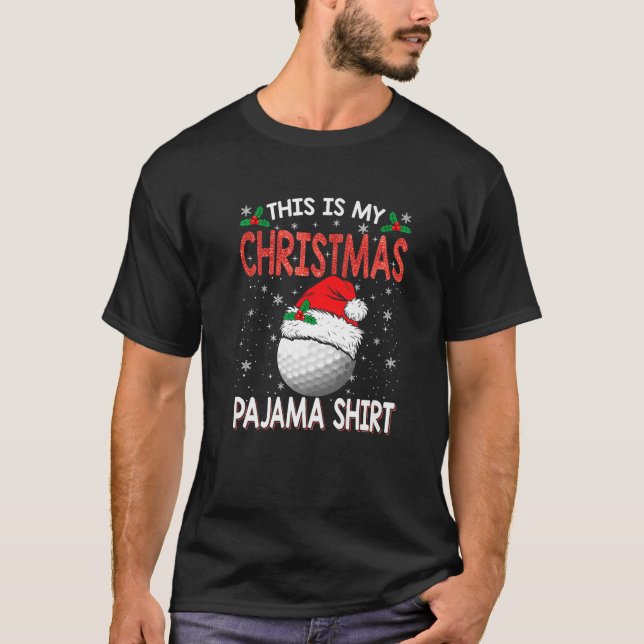 Das ist mein Weihnachtsgolfpajama für Jungen, Erwa T-Shirt (Vorderseite)